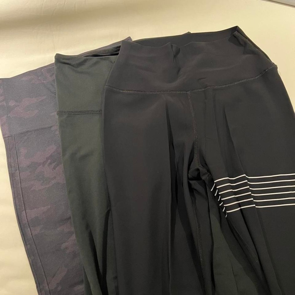 Set of four‎ leggings (Alo, Strut This, Spanx)